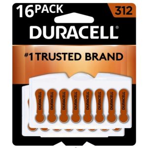 Paquete de 16 baterías tipo 312 marca Duracell