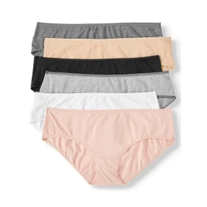 Paquete De 6 Panties De Corte Hipster Para Dama De Talla 3X/13 Marca SECRET TREASURES