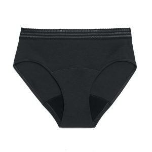 Calzon menstrual para dama talla XL, negro -Thinx for All