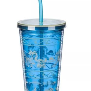 Vaso de plástico con ondas de 16 oz de Disney Lilo & Stitch marca Disney