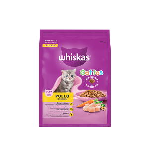 Whiskas Alimento Seco Sabor a Pollo para Gatitos