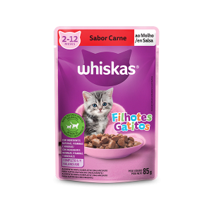 Alimento Húmedo Whiskas Carne para Gatitos