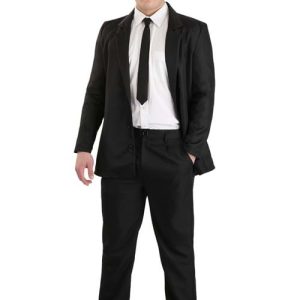 Disfraz de traje negro estilo Blue Brothers de Saturday Night Live para hombre L