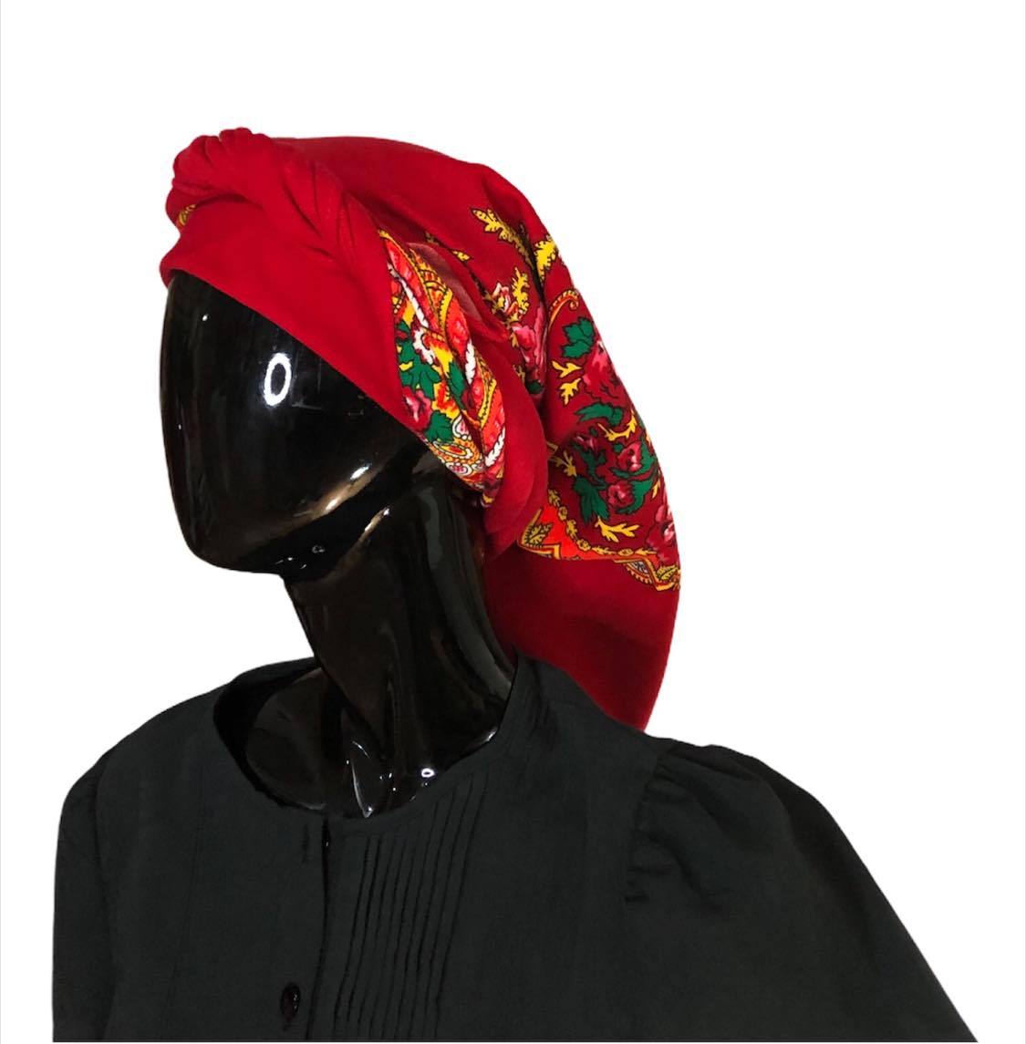 Pañuelo Portugués Rojo Lana - Imagen 6