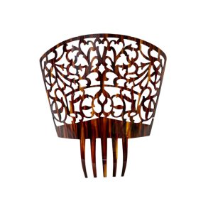 Peineta Artesanal Española Modelo Dolores  en Concha