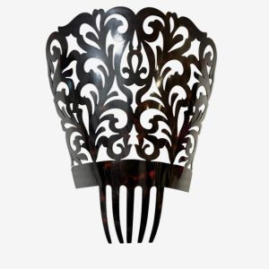 Peineta Artesanal Española Modelo Isabel  en Concha