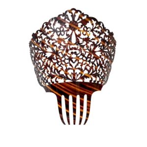 Peineta Artesanal Española Modelo Reina  en Concha