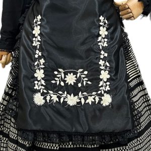 MANDIL ALAGÓN BORDADO EN CRUDO