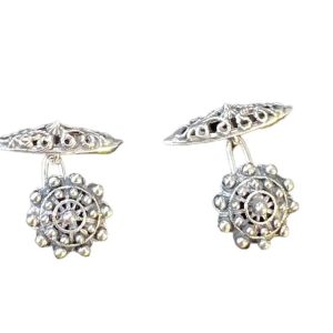 GEMELOS FILIGRANA EN PLATA DE LEY