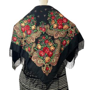 PAÑUELO FLECOS NEGRO