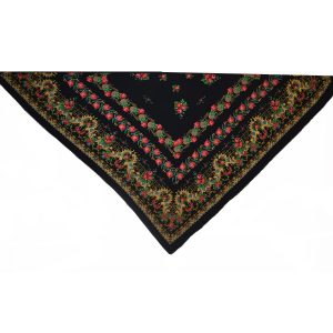 Pañuelo de Tres Cenefas Enrejado