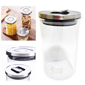 Frasco Vidrio Hermetico 18Cm