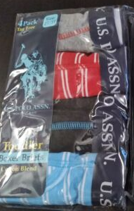 Boxer Calzoncillos para Niño Talla 4T Marca-US Polo Assn