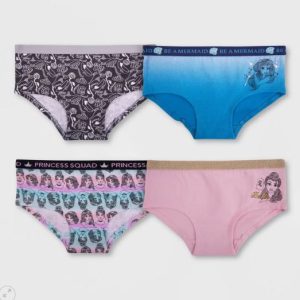 Paquete de 4 calzones para niña talla 10 – Marca Disney