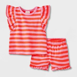 Conjunto de ropa para niña (2 piezas) talla 6-9 meses – Cat & Jack
