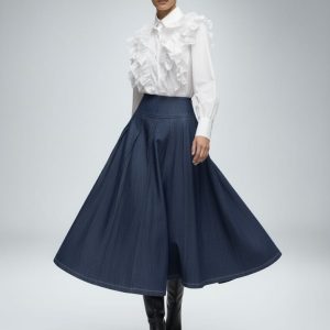 Camisa Volantes Blanca