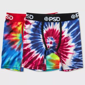 Paquete de 2 Boxer Juvenil, Talla M/Teñido anudado – PSD Boy’s