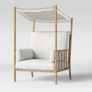 Sillón decorativo para patio Calla Canopy, Blanco – Opalhouse™