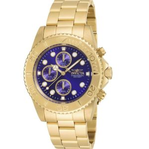 Reloj para caballero color dorado marca INVICTA