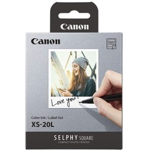 Paquete de 20 Papeles fotográfico brillante de 2,7″ x 2,7″ – Canon