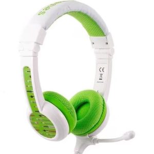 Audífonos con cable para niños BuddyPhones School Kids – Verde