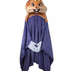 Cobija con gorro y guantes Marca Space Jam