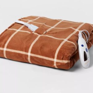 Cobija eléctrica reversible de microfelpa – Mantas Biddeford