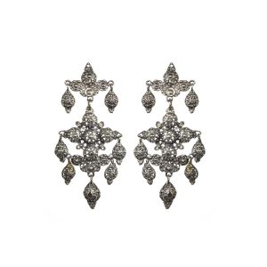 Pendientes de tembladera plateados referencia P12