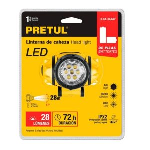 Linterna para la cabeza Marca Pretul