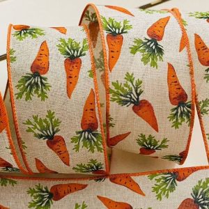 Liston con diseño de zanahorias de 2.5″ de ancho – Member’s Mark