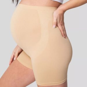 Short de licra con soporte de maternidad Talla XL, Nude – Belly Bandit