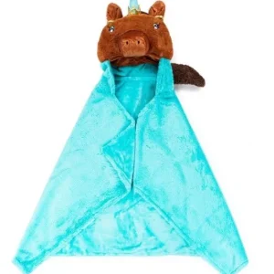 Cobija con capucha para niños de 50×30 pulgadas estilo Unicornio