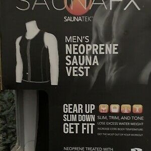 Chaleco adelgazante de neopreno para Hombre Marca SaunaFX Talla XL