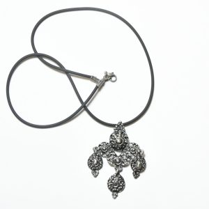 Colgante Tembladera sencilla plateada