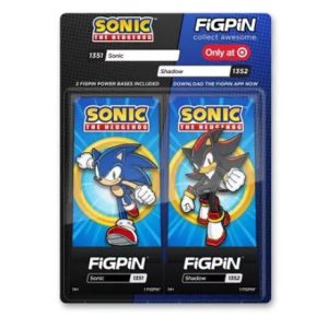 Paquete de 2 Figpin: Sonic y Shadow – Sonic The Hedgehog
