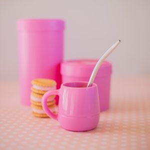 Set Tarros Plasticos C/Pico Vertedor + Mate Assa