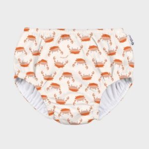Pañal reutilizable para bebé tipo Pull-up para bebé de 12 meses, diseño de cangrejos